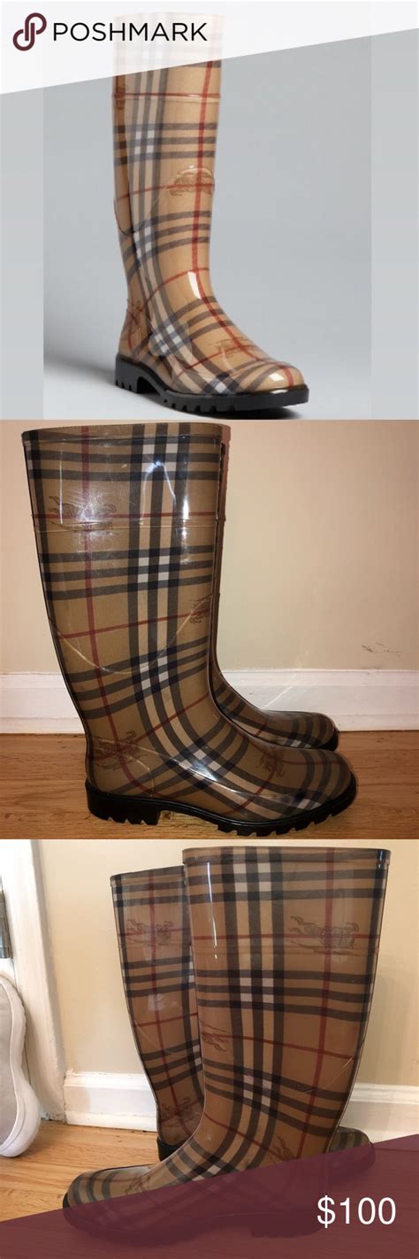 burberry rain boots free shipping|authentic Burberry rain boots.